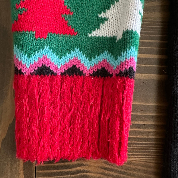 Womens Holiday Time Christmas Cardigan Sweater M Black Red Ugly Holiday - Picture 9 of 11